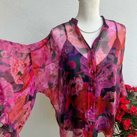 Johnny Was Lars 2 piece, silk blouse medium - Picture 5 of 9